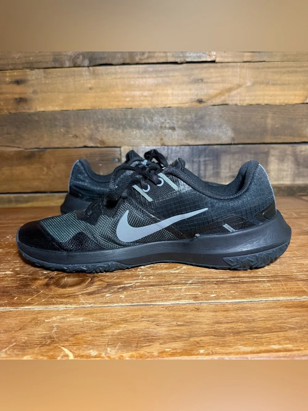 Men's Nike Varsity Compete TR 3 Running Training Shoes Smoke Grey/Black size 8.5